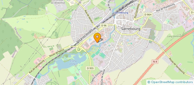 localisation de l'entreprise SCI SARROY à SARREBOURG
