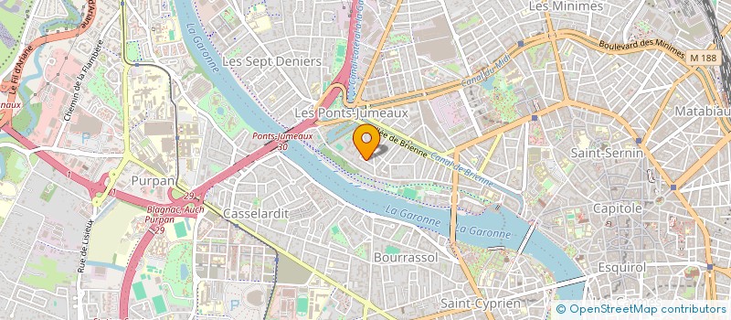 localisation de l'entreprise SCI SARRUS  TOULOUSE