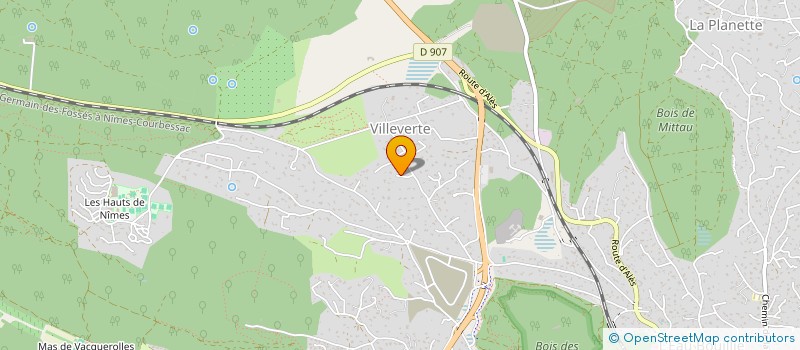 localisation de l'entreprise SCI SARRUS  NIMES