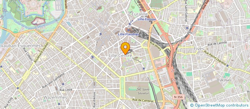 localisation de l'entreprise SCI SARS INVESTISSEMENT  LILLE