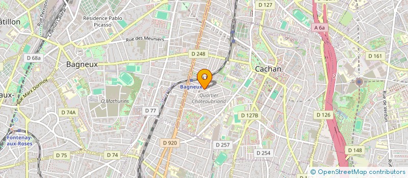 localisation de l'entreprise SCI SARTEL  CACHAN