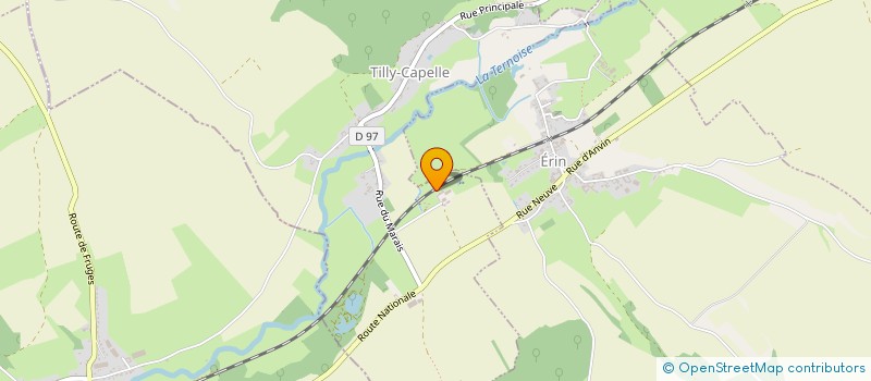 localisation de l'entreprise SCI SARTHIMAX  TILLY-CAPELLE