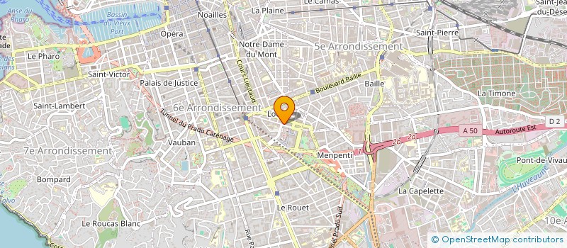 localisation de l'entreprise SCI SARTORIUS  MARSEILLE