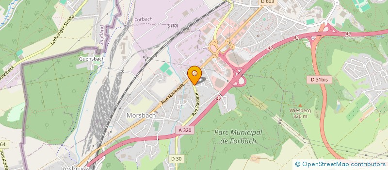 localisation de l'entreprise SCI SARUNCO à MORSBACH