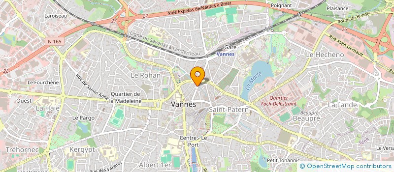 localisation de l'entreprise SCI SARZON à VANNES
