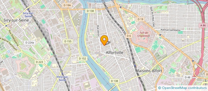 localisation de l'entreprise SCI SAS à ALFORTVILLE