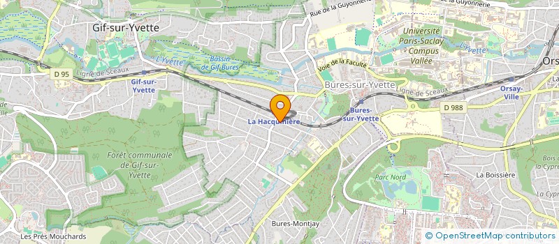 localisation de l'entreprise SCI SASB à BURES-SUR-YVETTE