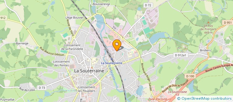 localisation de l'entreprise SCI SASEL  LA SOUTERRAINE