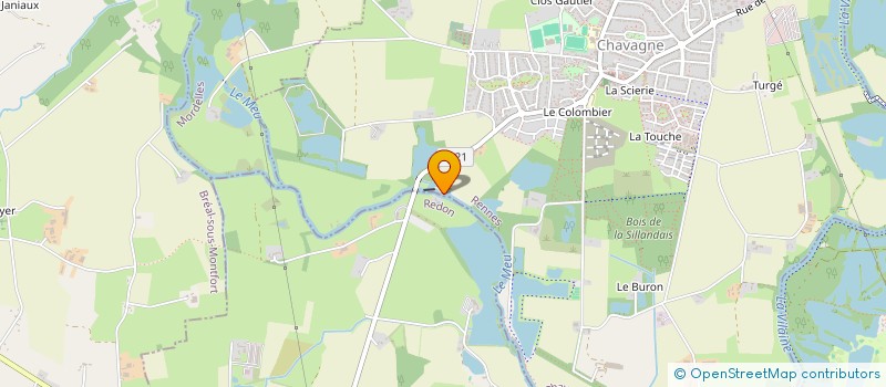 localisation de l'entreprise SCI SASHA  CHAVAGNE