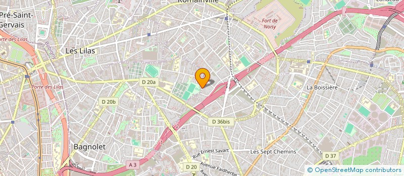 localisation de l'entreprise SCI SASHA à ROMAINVILLE