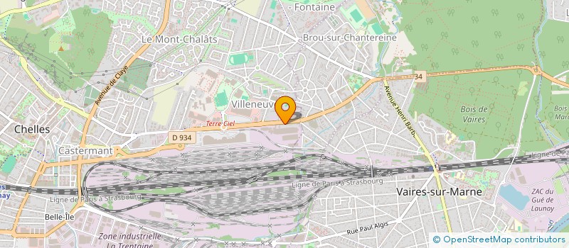 localisation de l'entreprise SCI SASHA  CHELLES