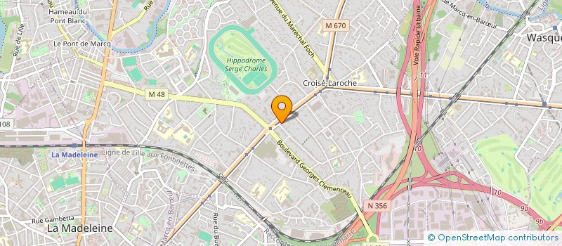 localisation de l'entreprise SCI SASHA à MARCQ-EN-BARŒUL