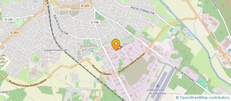 localisation de l'entreprise SCI SASI  HAGUENAU