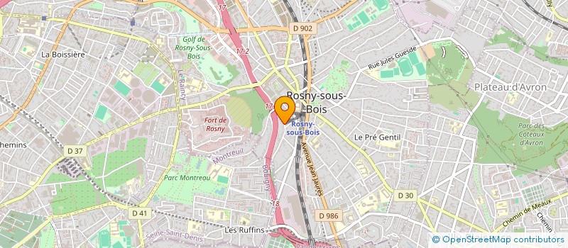 localisation de l'entreprise SCI SASIVI DEVELOPPEMENT à ROSNY-SOUS-BOIS