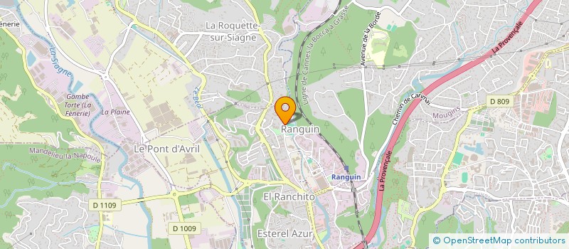 localisation de l'entreprise SCI SASKIA  CANNES