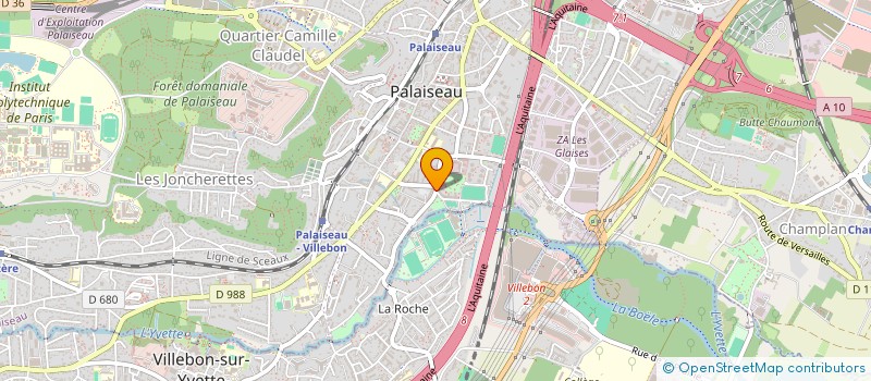 localisation de l'entreprise SCI SASO  PALAISEAU