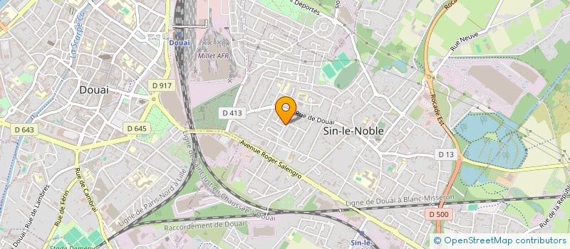 localisation de l'entreprise SCI SASS  SIN-LE-NOBLE