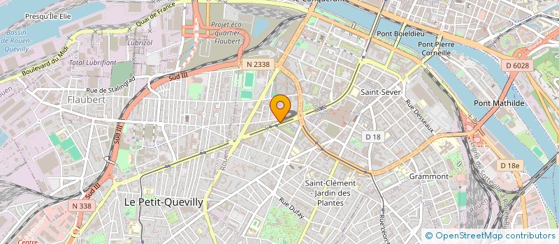 localisation de l'entreprise SCI SASSOU INVEST à ROUEN