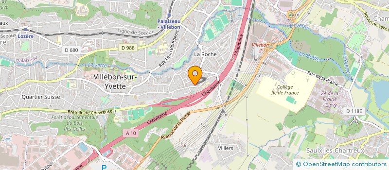 localisation de l'entreprise SCI SASTAL à VILLEBON-SUR-YVETTE