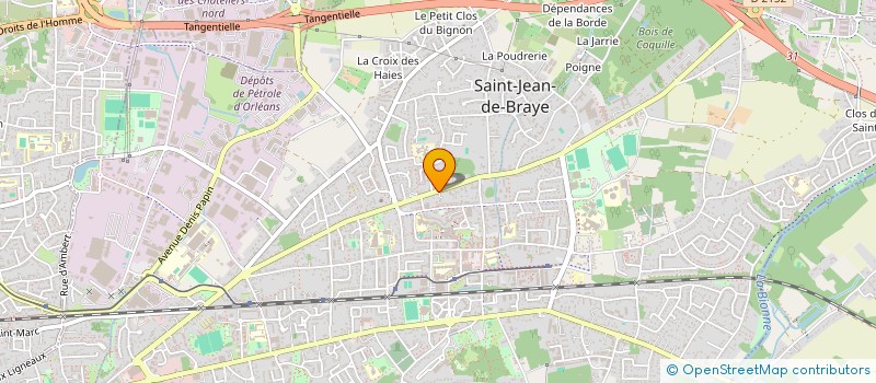 localisation de l'entreprise SCI SASTEOL à SAINT-JEAN-DE-BRAYE