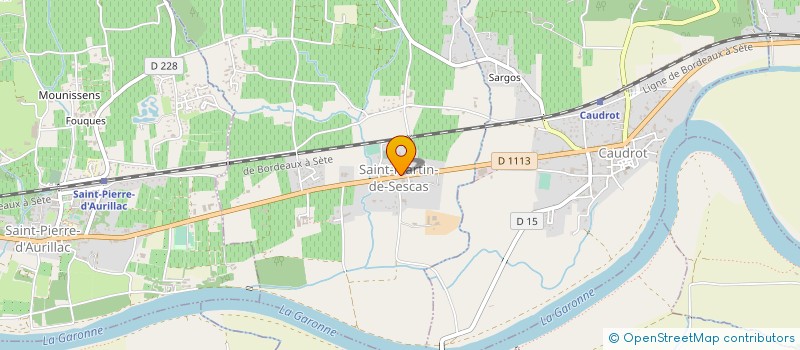 localisation de l'entreprise SCI SASTRE IMMOBILIER  CAUDROT