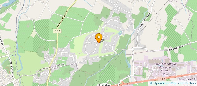 localisation de l'entreprise SCI SASUETCA  SAINT-SULPICE-ET-CAMEYRAC