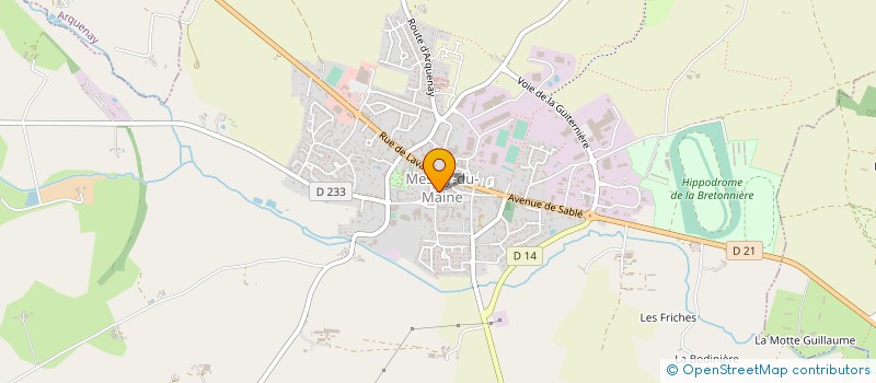 localisation de l'entreprise SCI SASY  MESLAY-DU-MAINE