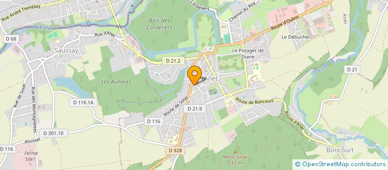 localisation de l'entreprise SCI SATA MLA à ANET