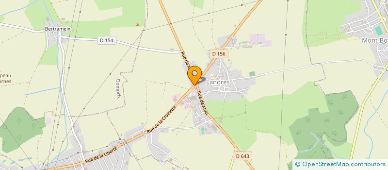 localisation de l'entreprise SCI SATANAS  LANDRES