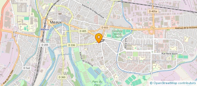 localisation de l'entreprise SCI SATAP à MEAUX