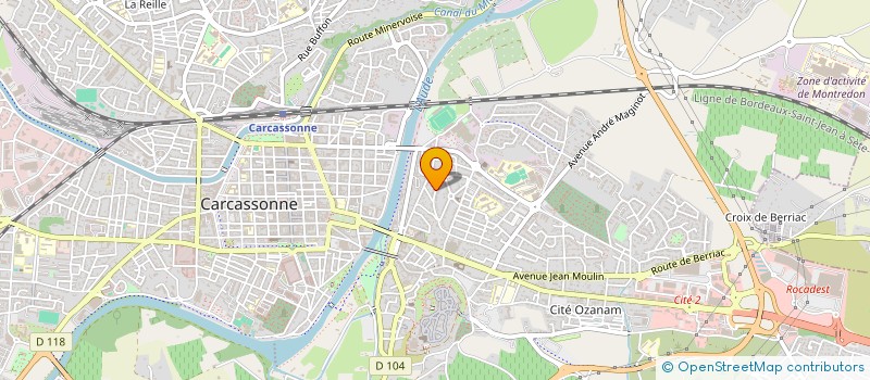 localisation de l'entreprise SCI SATCHE à CARCASSONNE