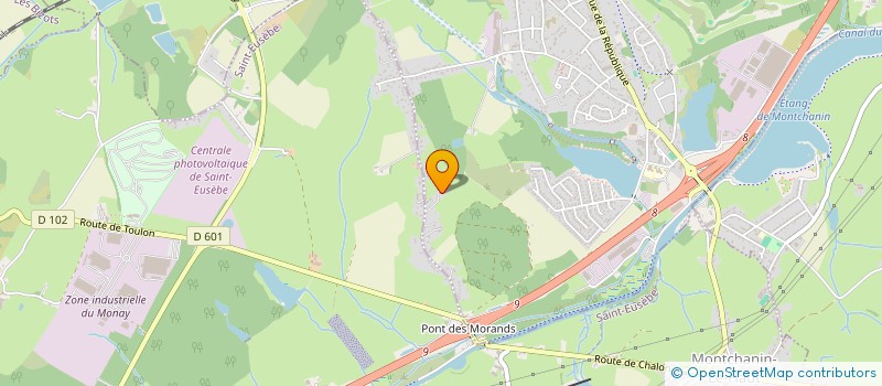 localisation de l'entreprise SCI SATE  MONTCHANIN