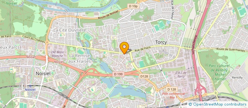 localisation de l'entreprise SCI SATEC  TORCY