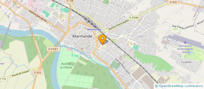 localisation de l'entreprise SCI SATEL  MARMANDE