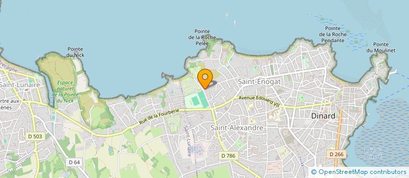 localisation de l'entreprise SCI SATELIS II  DINARD