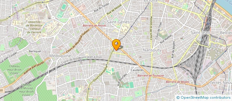 localisation de l'entreprise SCI SATG&VA  TALENCE