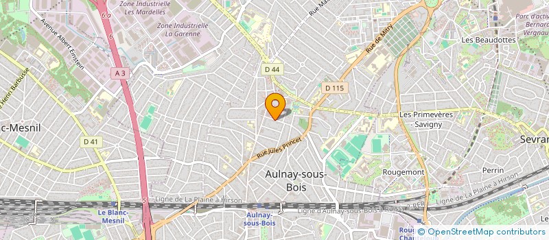 localisation de l'entreprise SCI SATGURU RAVIDASS à AULNAY-SOUS-BOIS