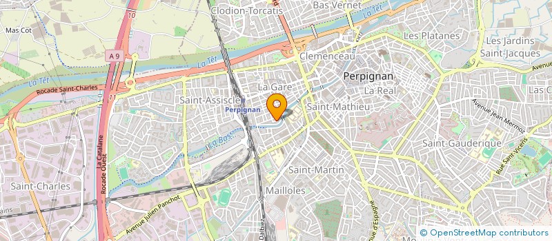 localisation de l'entreprise SCI SATHIA à PERPIGNAN