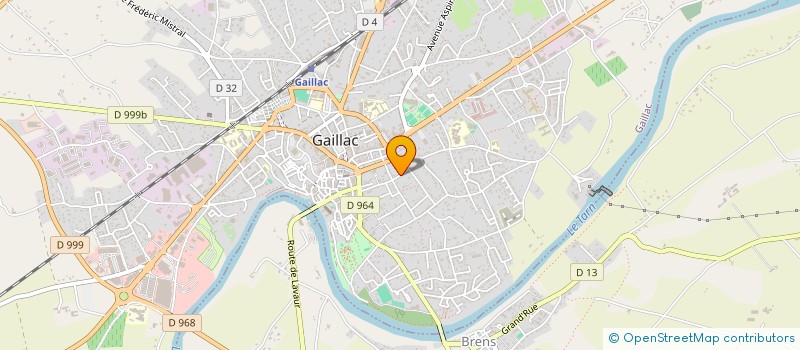 localisation de l'entreprise SCI SATHILU  GAILLAC