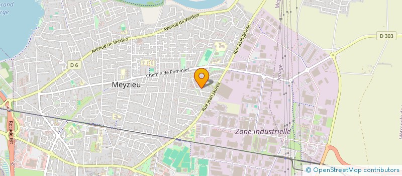 localisation de l'entreprise SCI SATHO  MEYZIEU