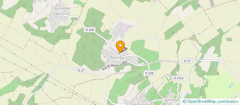 localisation de l'entreprise SCI SATIBEN 51 à ROSNAY