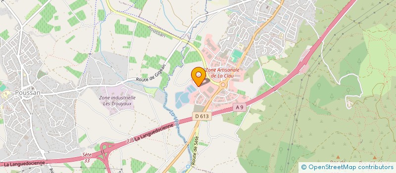 localisation de l'entreprise SCI SATM IMMO  GIGEAN