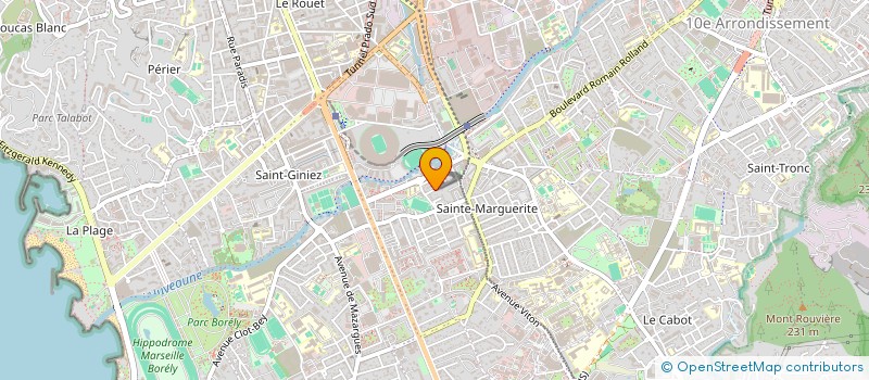 localisation de l'entreprise SCI SATOMAMA à MARSEILLE