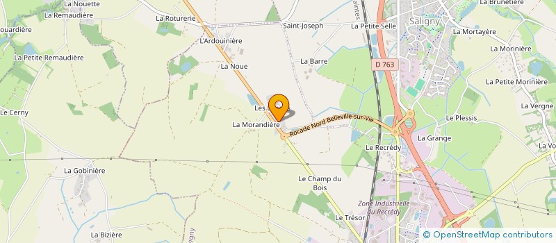 localisation de l'entreprise SCI SATOPO  BELLEVIGNY