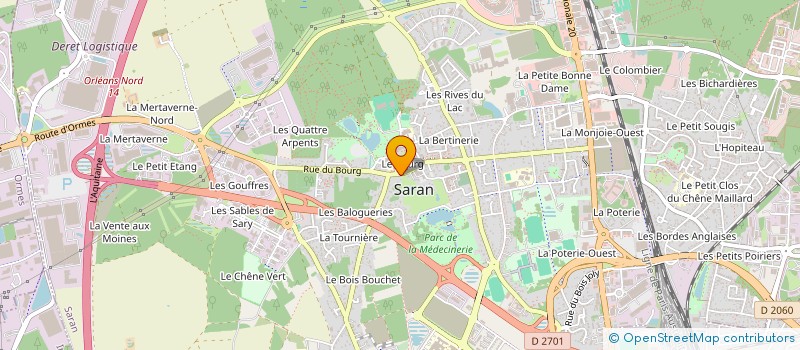 localisation de l'entreprise SCI SATOUAL à SARAN