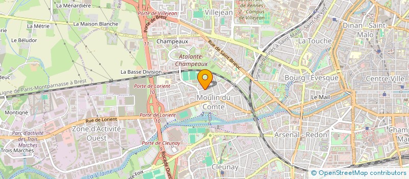 localisation de l'entreprise SCI SATURNE  RENNES