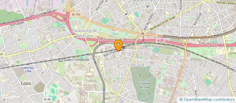 localisation de l'entreprise SCI SATURNE à LILLE