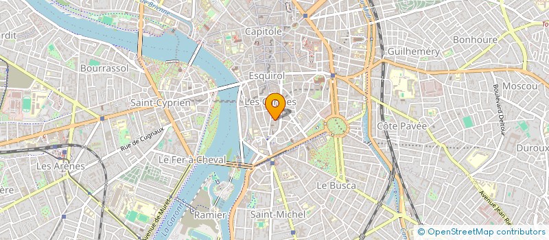 localisation de l'entreprise SCI SATURNE  TOULOUSE