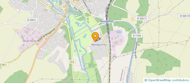 localisation de l'entreprise SCI SATURNE à MAINTENON