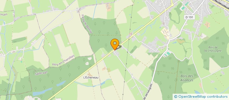 localisation de l'entreprise SCI SATURNE  PARAY-LE-MONIAL